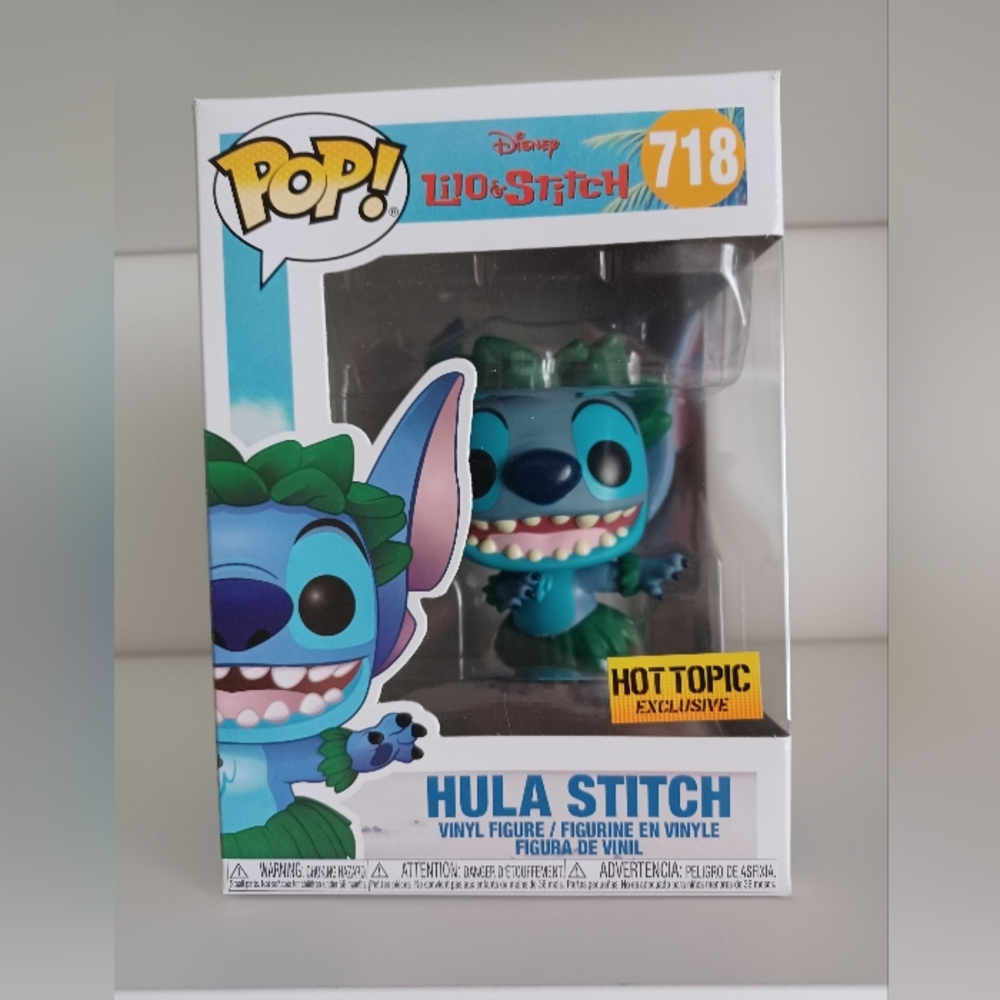 Hula Stitch From Lilo And Stitch 718 Hot Topic Exclusive Vinyl Figure Funko Pop